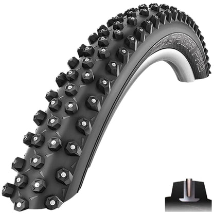Pneumatico SCHWALBE ICE SPIKER 27,5x2,60 RaceGuard SnakeSkin Tubeless Souple 11654175