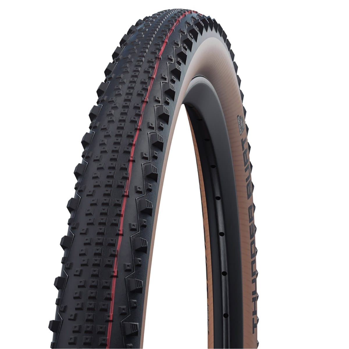 Copertone flessibile SCHWALBE THUNDER BURT 29x2.10 ADDIX SPEED SUPERRACE Tubeless Ready Nero/Marrone