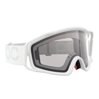 Maschera POC ZYGON Bianco Schermo Clarity Trail Cloudy Brown