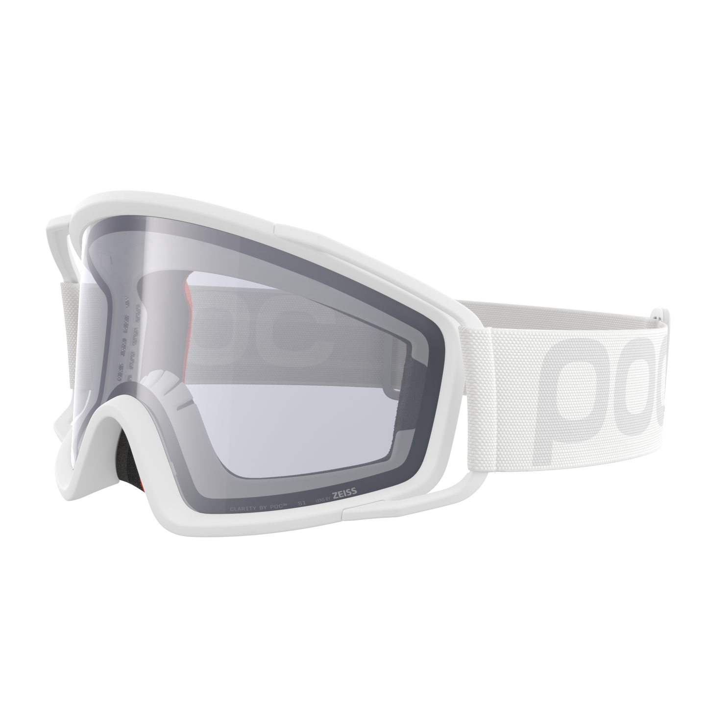 POC ZYGON Occhiale Bianco Clarity Screen Universale Grigio Nuvoloso