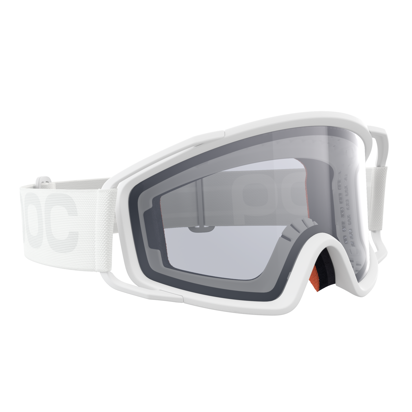 POC ZYGON Occhiale Bianco Clarity Screen Universale Grigio Nuvoloso