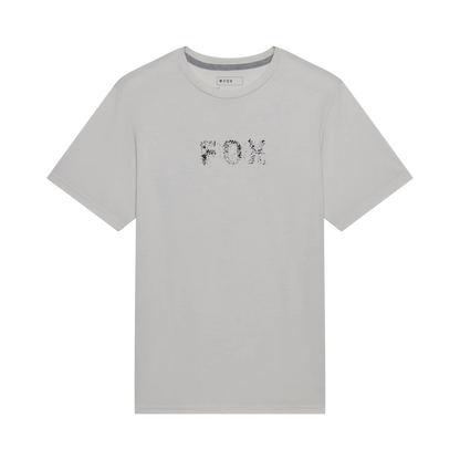 T-Shirt FOX SLOWBURN DRI-RELEASE Maniche Corte Grigio Chiaro