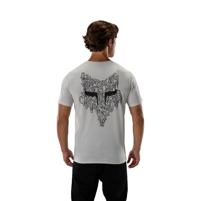 T-Shirt FOX SLOWBURN DRI-RELEASE Maniche Corte Grigio Chiaro