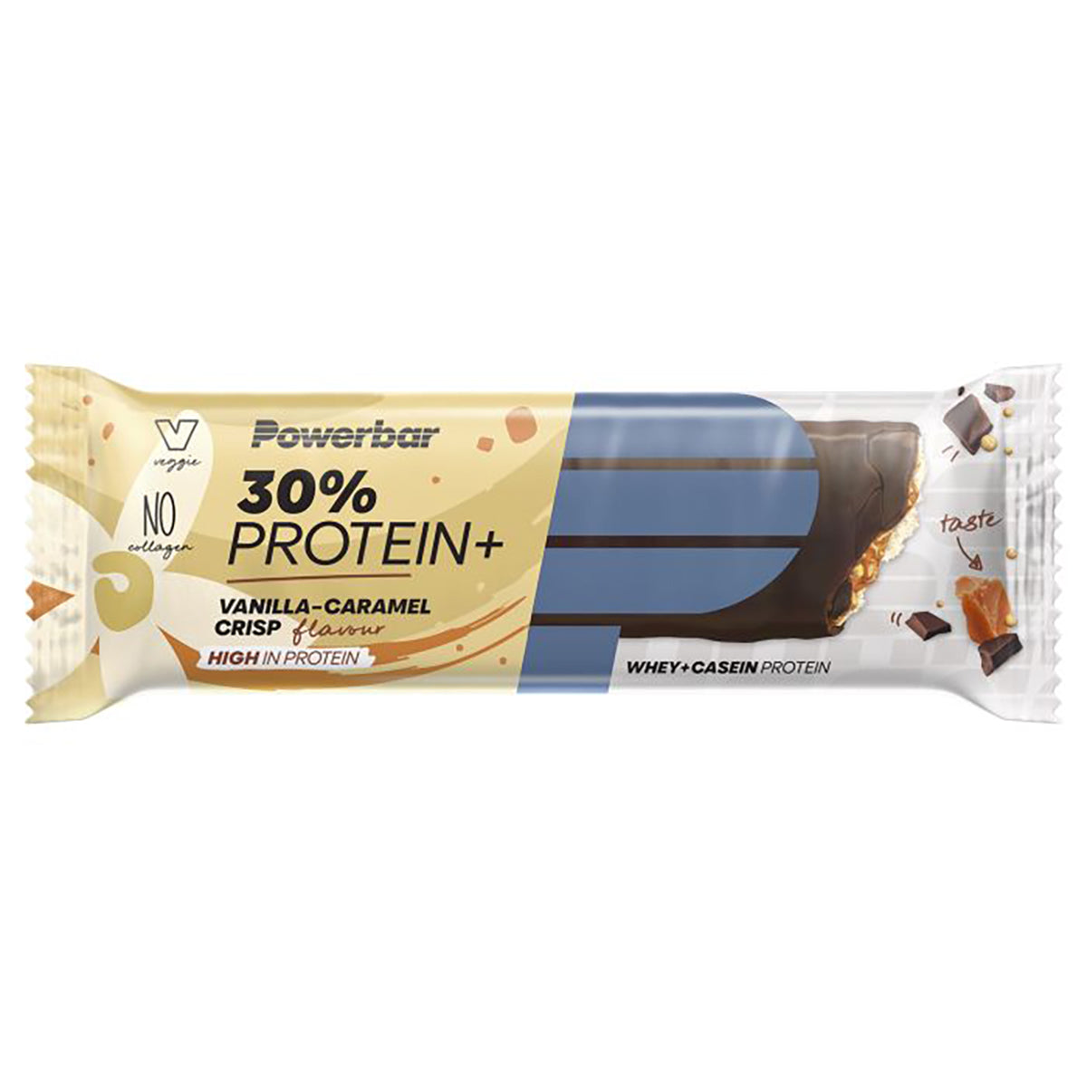 POWERBAR Recovery Bar 30% PROTEIN PLUS (55 g) Caramello Vaniglia Croccante