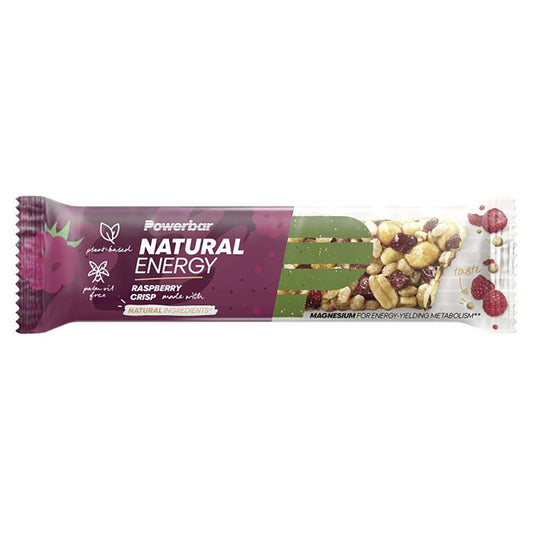 POWERBAR NATURAL ENERGY Barretta Energetica (40 g) Croccante al Lampone