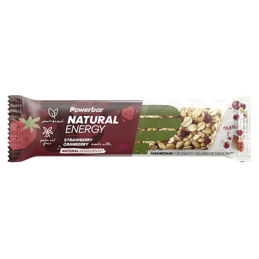 POWERBAR NATURAL ENERGY Barretta energetica (40 g) Fragola e mirtillo rosso