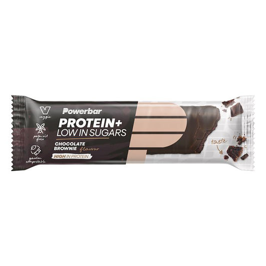 Barretta di recupero POWERBAR PROTEIN PLUS LOW SUGAR (35 g) Brownie al cioccolato