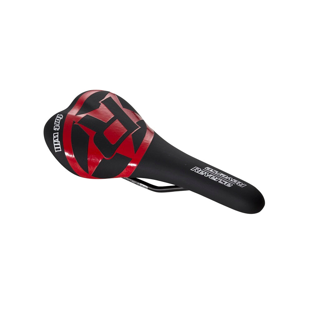 REVERSE COMPONENTS FORT WILL STYLE Rails CrMo Saddle Nero/Rosso