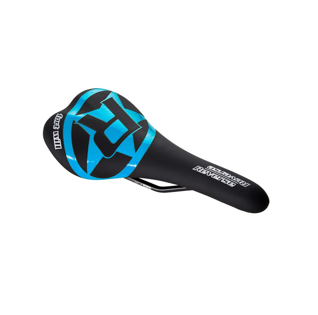 REVERSE COMPONENTS FORT WILL STYLE Rails CrMo Saddle Nero/Blu