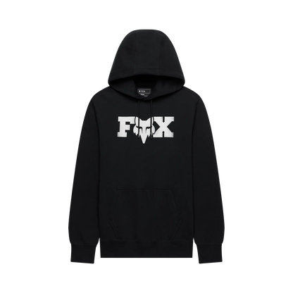 Felpa con cappuccio FOX F HEAD X FLEECE nera