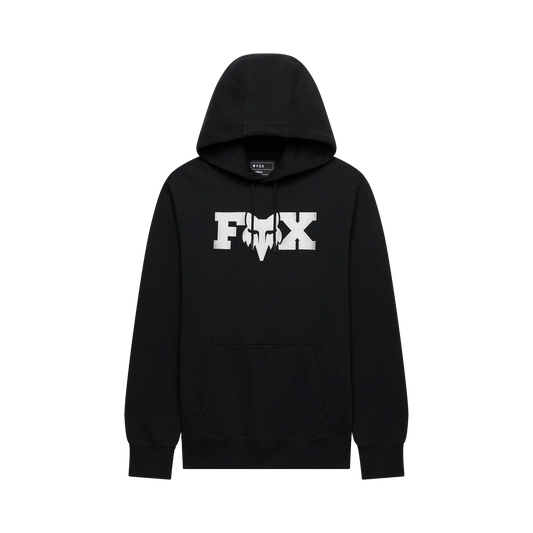 Felpa con cappuccio FOX F HEAD X FLEECE nera