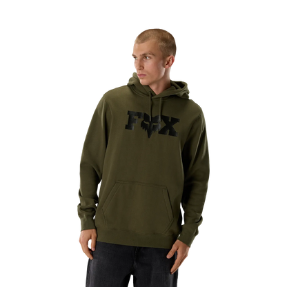 Felpa con Cappuccio FOX F HEAD X FLEECE Verde