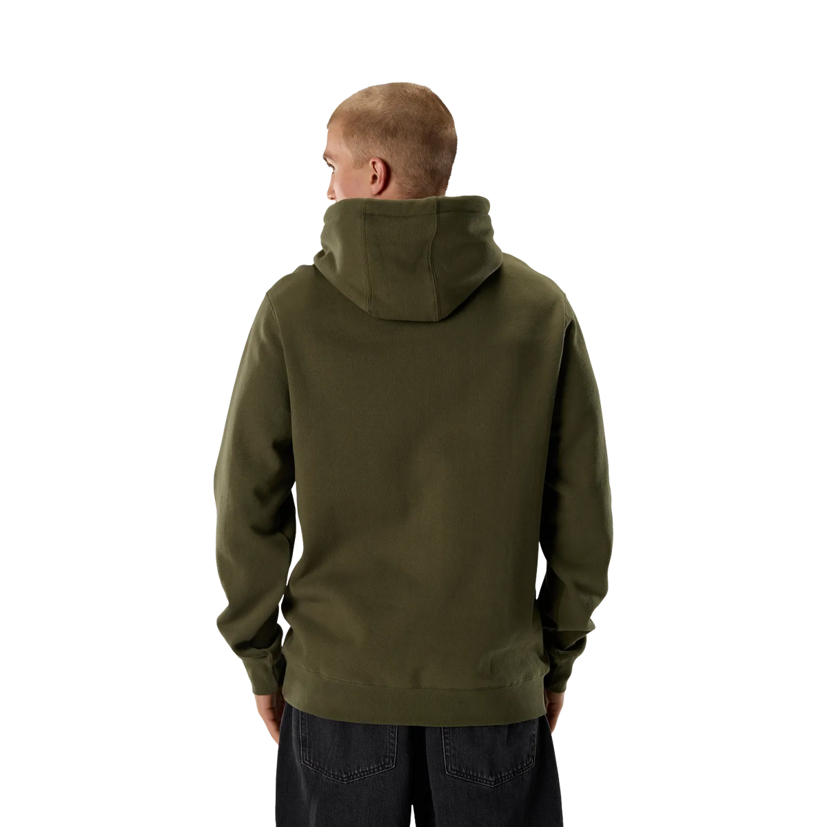 Felpa con Cappuccio FOX F HEAD X FLEECE Verde
