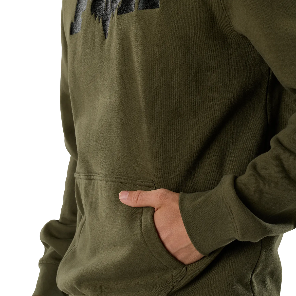 Felpa con Cappuccio FOX F HEAD X FLEECE Verde