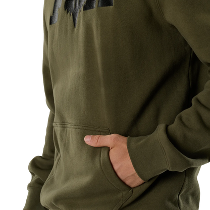 Felpa con Cappuccio FOX F HEAD X FLEECE Verde