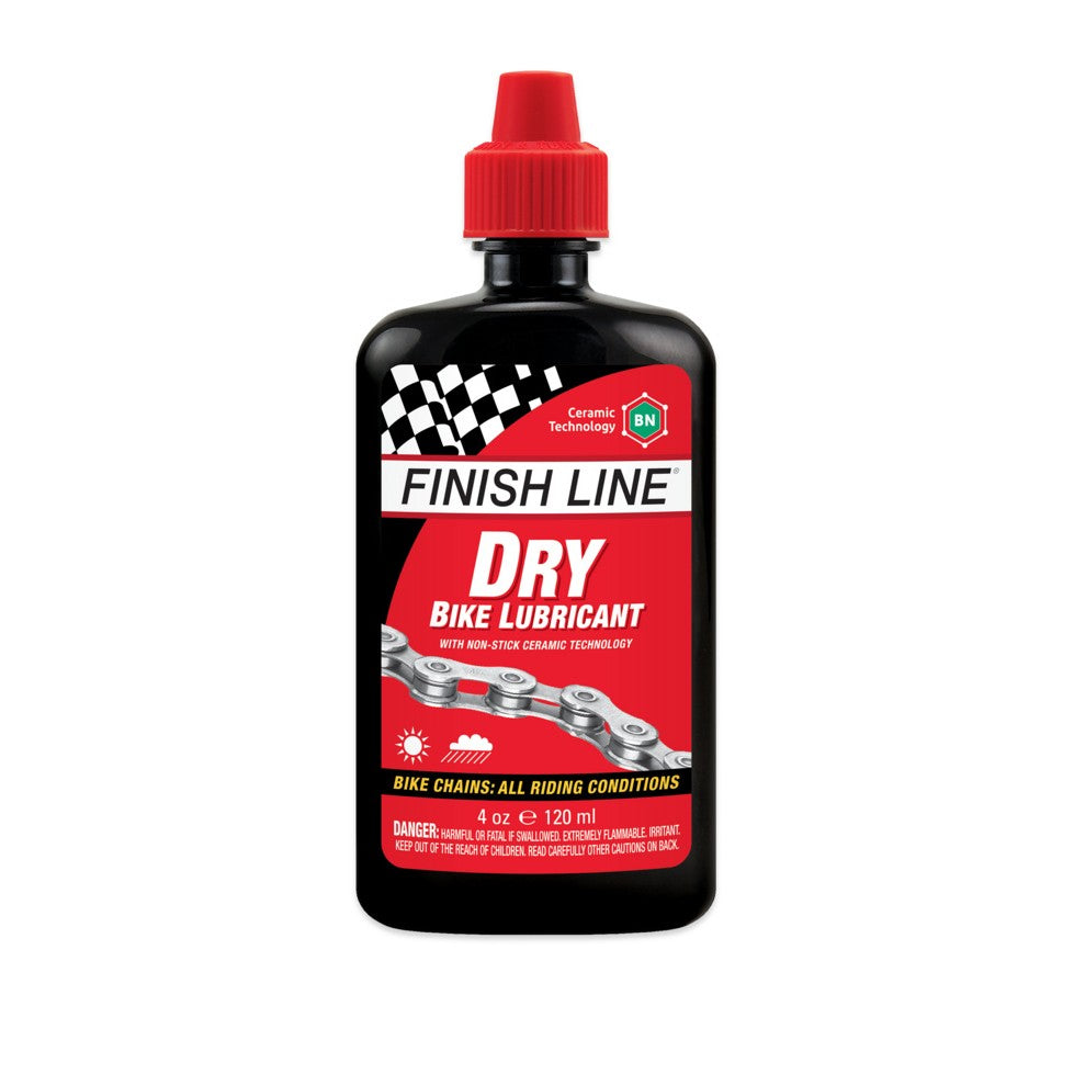 Lubrificante per Catena FINISH LINE DRY LUBE Teflon - Tutte le Condizioni (120 ml)