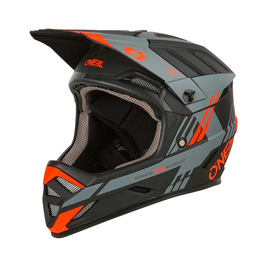 Casco MTB O'NEAL BACKFLIP STRIKE Nero/Grigio/Rosso