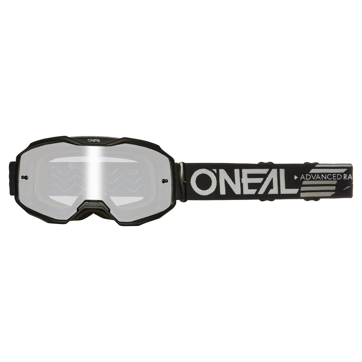 Maschera O'NEAL B-10 SOLID Nera/Argento