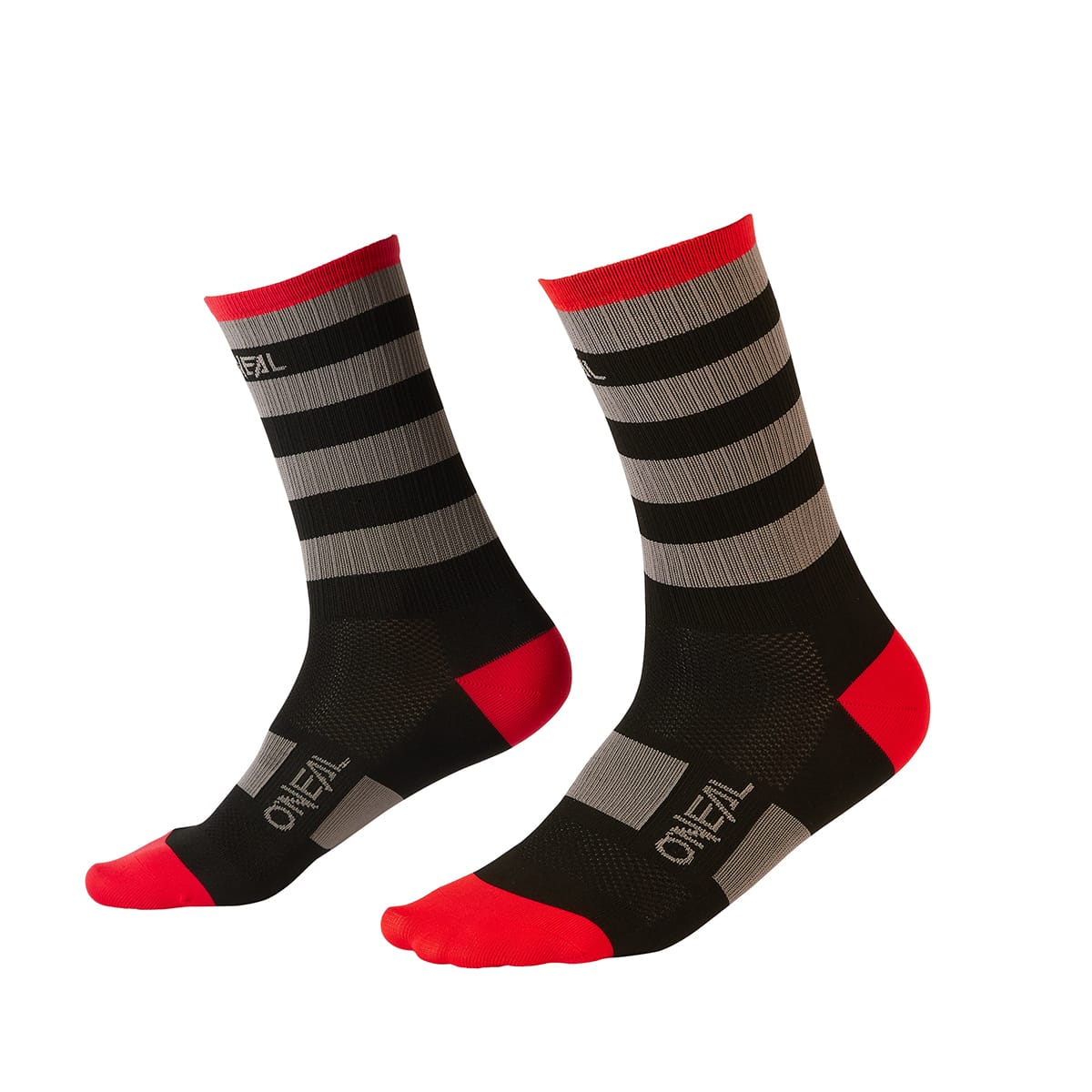 Calzini O'NEAL MTB PERFORMANCE STRIPE Nero/Grigio/Rosso