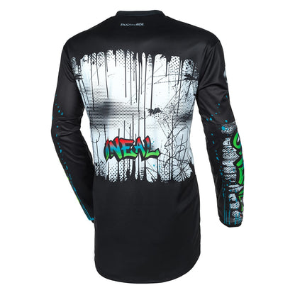 Maillot O'NEAL ELEMENT RANCID Nero/Bianco