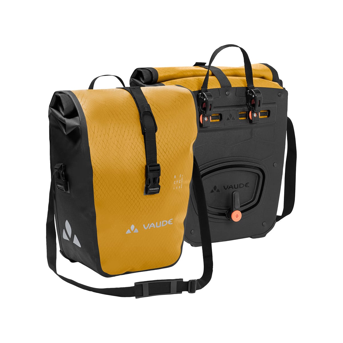 Coppia di borse portapacchi VAUDE AQUA FRONT 28 L Giallo senape