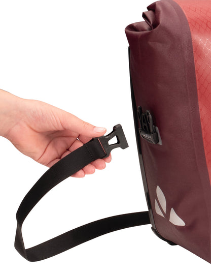 Coppia di Borse da Portapacchi VAUDE AQUA FRONT 28 L Rosso