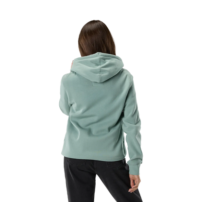 Felpa con cappuccio FOX HEAD da donna blu