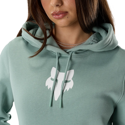 Felpa con cappuccio FOX HEAD da donna blu