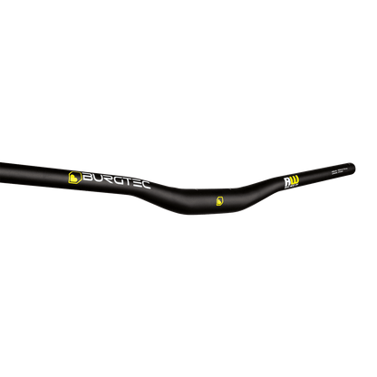 Manubrio BURGTEC RIDE WIDE DH Rise 22.5mm 800mm Nero