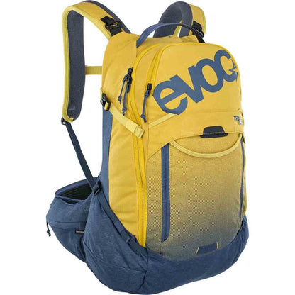 Zaino con protezione dorsale EVOC TRAIL PRO 26L Giallo/Blu