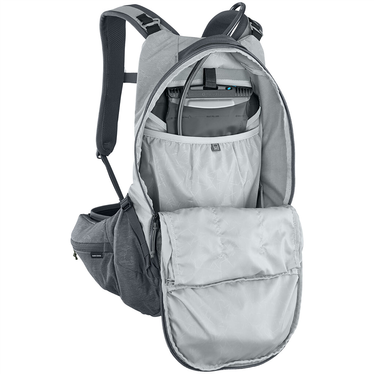 Zaino con Back Pack EVOC TRAIL PRO 16 Grigio