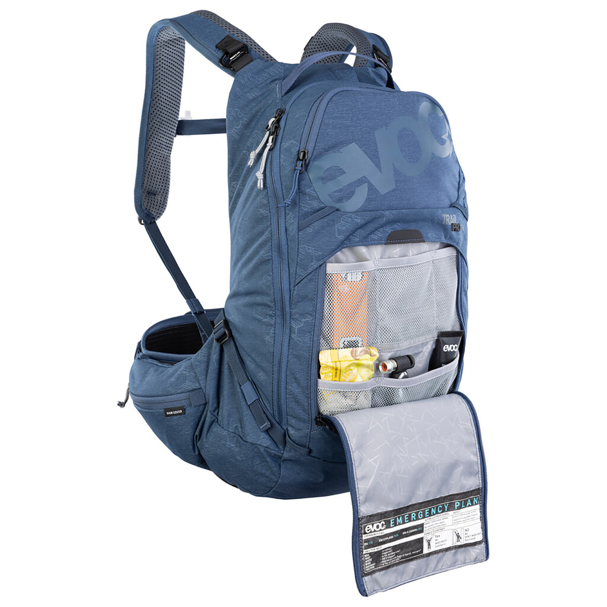 Zaino con Back Pack EVOC TRAIL PRO 16 Blu