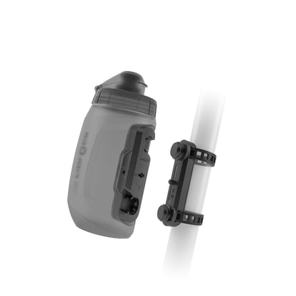 Kit Borraccia e Porta-Borraccia FIDLOCK TWIST UNI BASE 450 ml Fumé