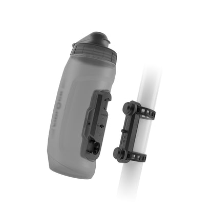 Kit Borraccia e Portaborraccia FIDLOCK TWIST UNI BASE 590 ml Fumé