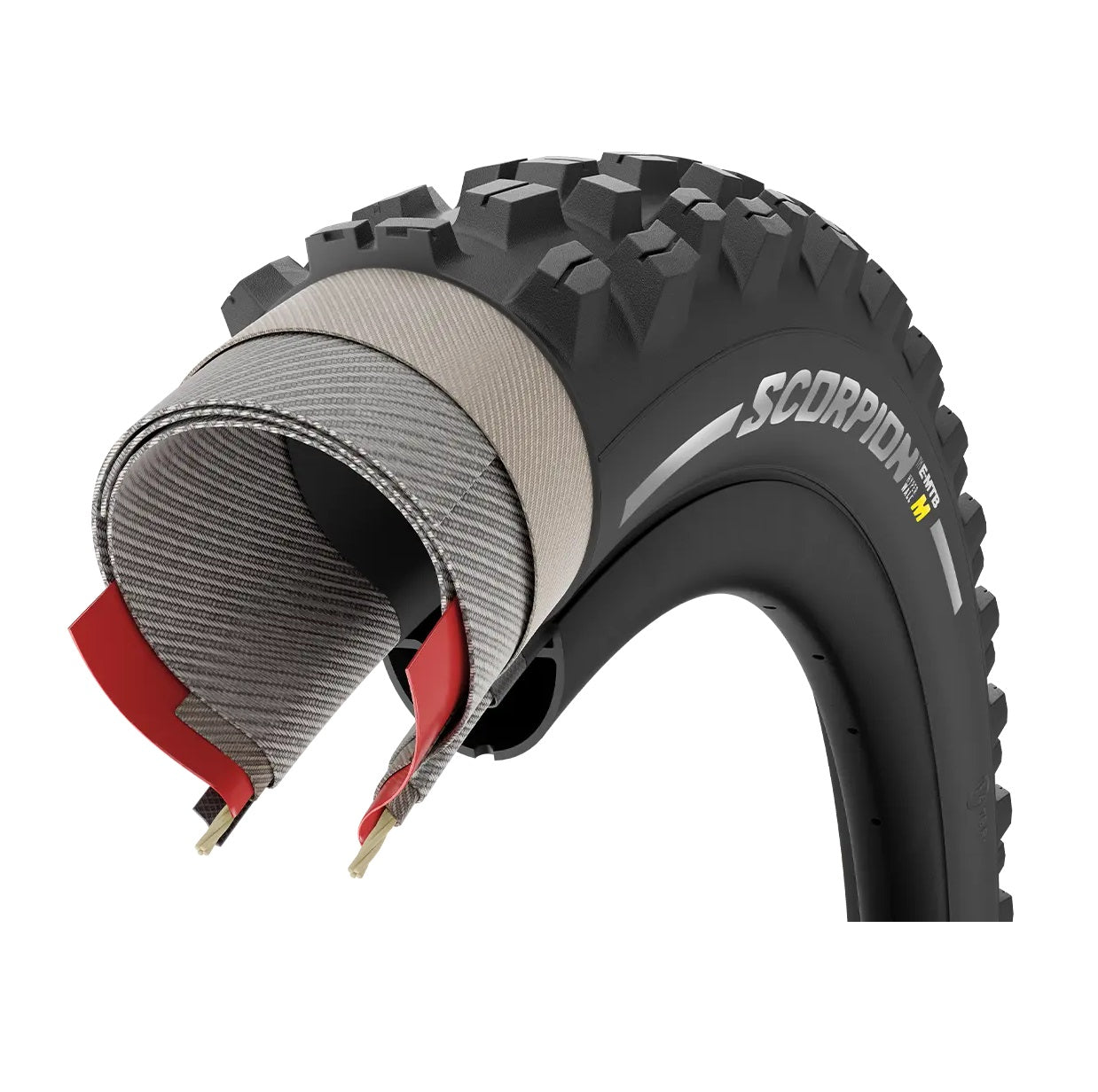 Pneumatico PIRELLI SCORPION E-MTB M 29x2.6 Tubeless Ready Soft Nero/Oro 4355600