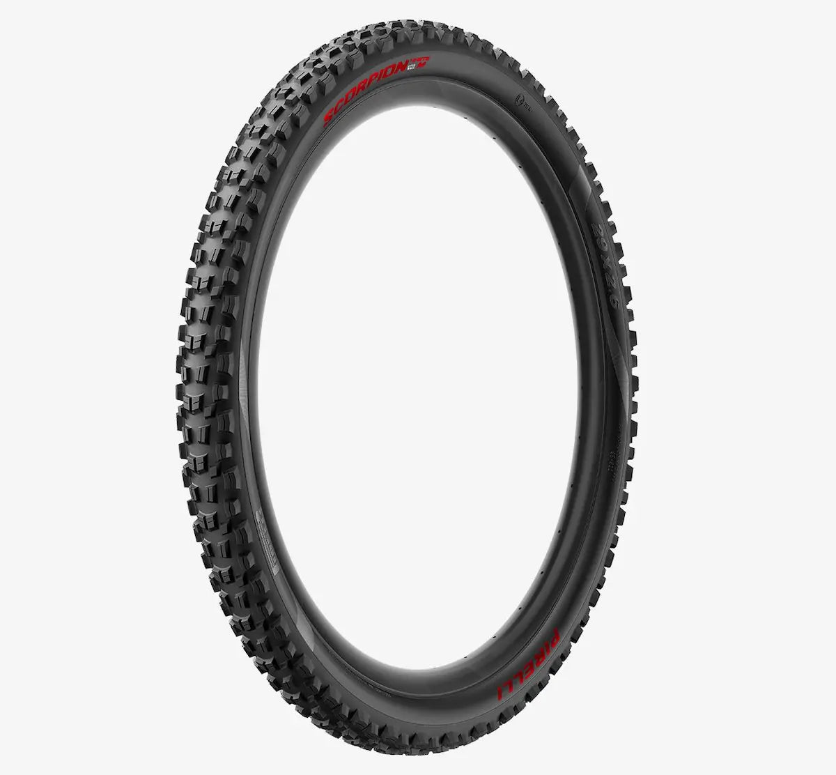 Pneumatico PIRELLI SCORPION E-MTB M 29x2.6 Tubeless Ready Soft Nero/Rosso 4355700