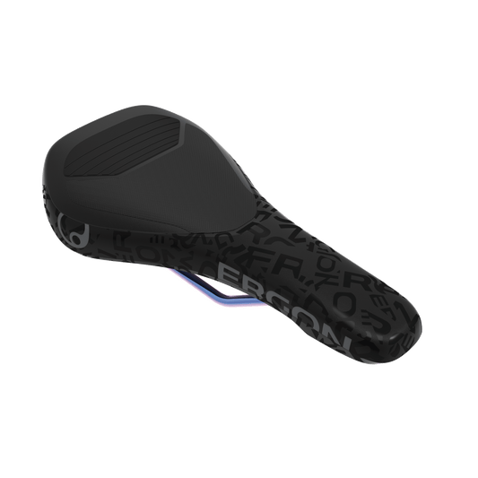 Sella ERGON SM Downhill Comp Team Oil Slick con binari CrMo