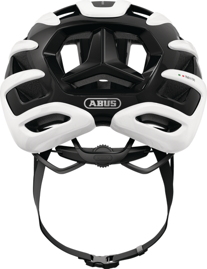 Casco da Strada ABUS AIRBREAKER 2.0 Shiny Bianco
