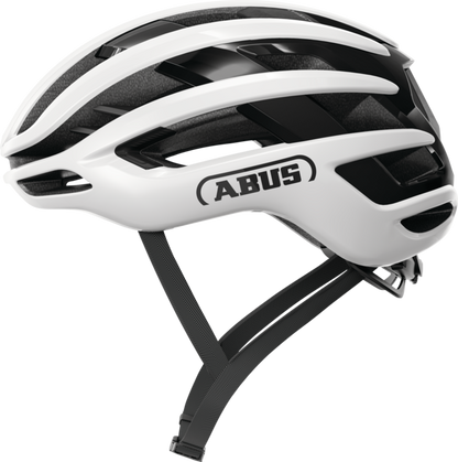 Casco da Strada ABUS AIRBREAKER 2.0 Shiny Bianco