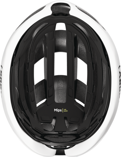 Casco da Strada ABUS AIRBREAKER 2.0 MIPS Shiny Bianco