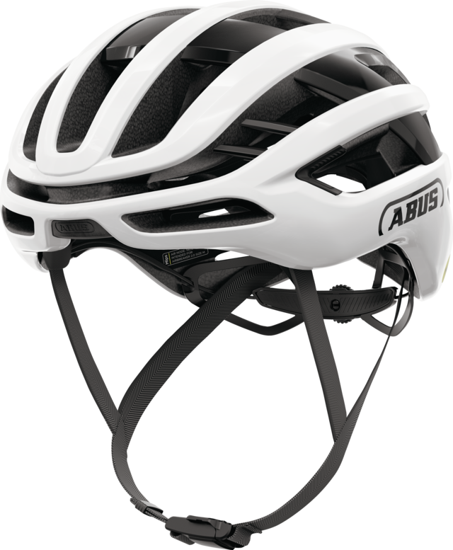 ABUS AIRBREAKER 2.0 MIPS Casco da strada Bianco lucido