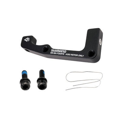 Adattatore Pinza Anteriore PM / IS SHIMANO SM-MA-F203P/S Disco 203 mm (+43 mm)