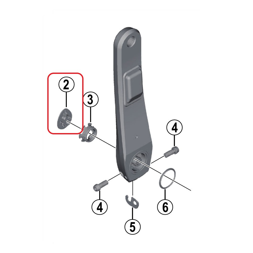 SHIMANO Coperchio della pedivella per guarnitura FC-R9100-P