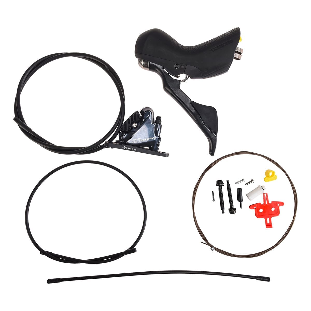 Coppia di leve e pinze SHIMANO ULTEGRA R8020 2x11 Flat Mount Discless