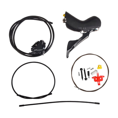 Coppia di Leve e Pinze SHIMANO ULTEGRA R8020 2x11 Flat Mount Senza Disco