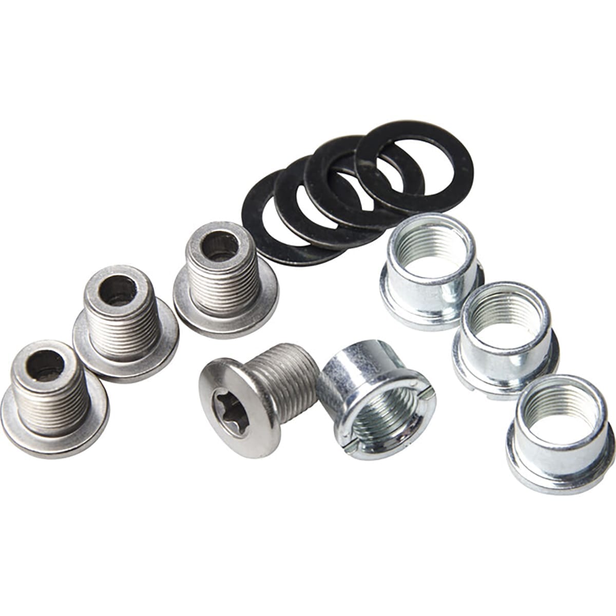 Kit 4 Vis et Cheminées M8x8,5 mm pour Pédalier SHIMANO ZEE FC-M640