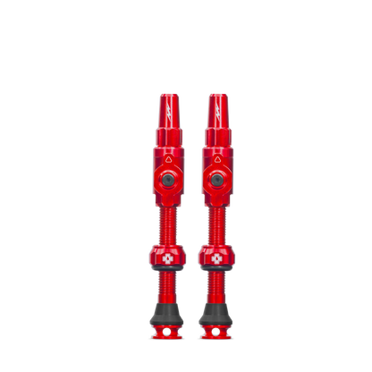 Valvole Tubeless MUC-OFF Big Bore Lite (Presta) Large Rosso