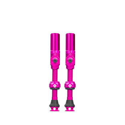 Valvole Tubeless MUC-OFF Big Bore Hybrid (Schrader) Large Rosa