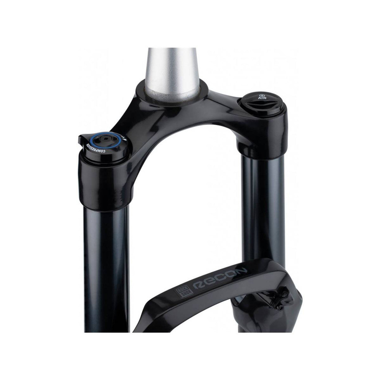 ROCKSHOX RECON SILVER RL REMOTE 27,5" SoloAir Perno conico per forcella 9x100 QR Nero
