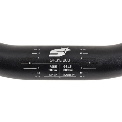 Manubrio SPANK SPIKE 800 Rise 50 mm 31,8/800 mm Nero